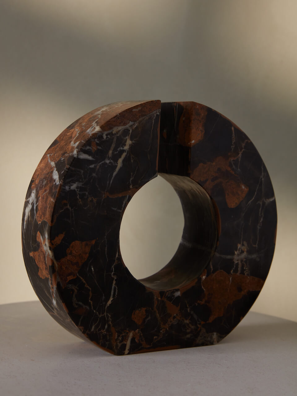 Faro Portoro Marble Sculpture