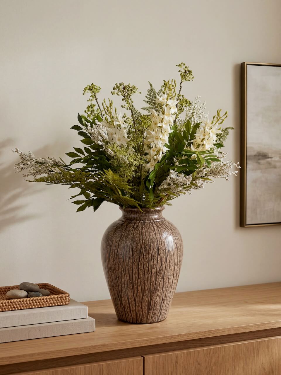 Faux Singapore Orchid Bouquet