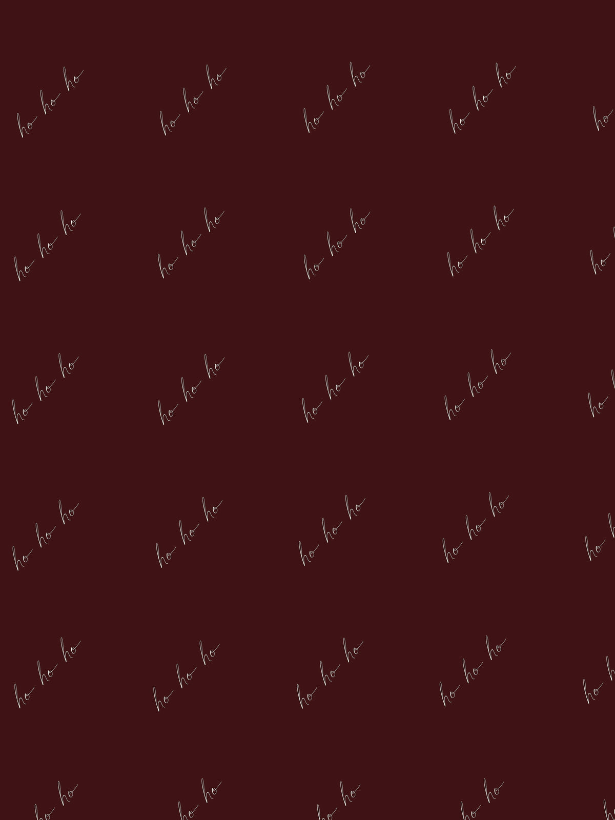 10m Ho Ho Ho Wrapping Paper
