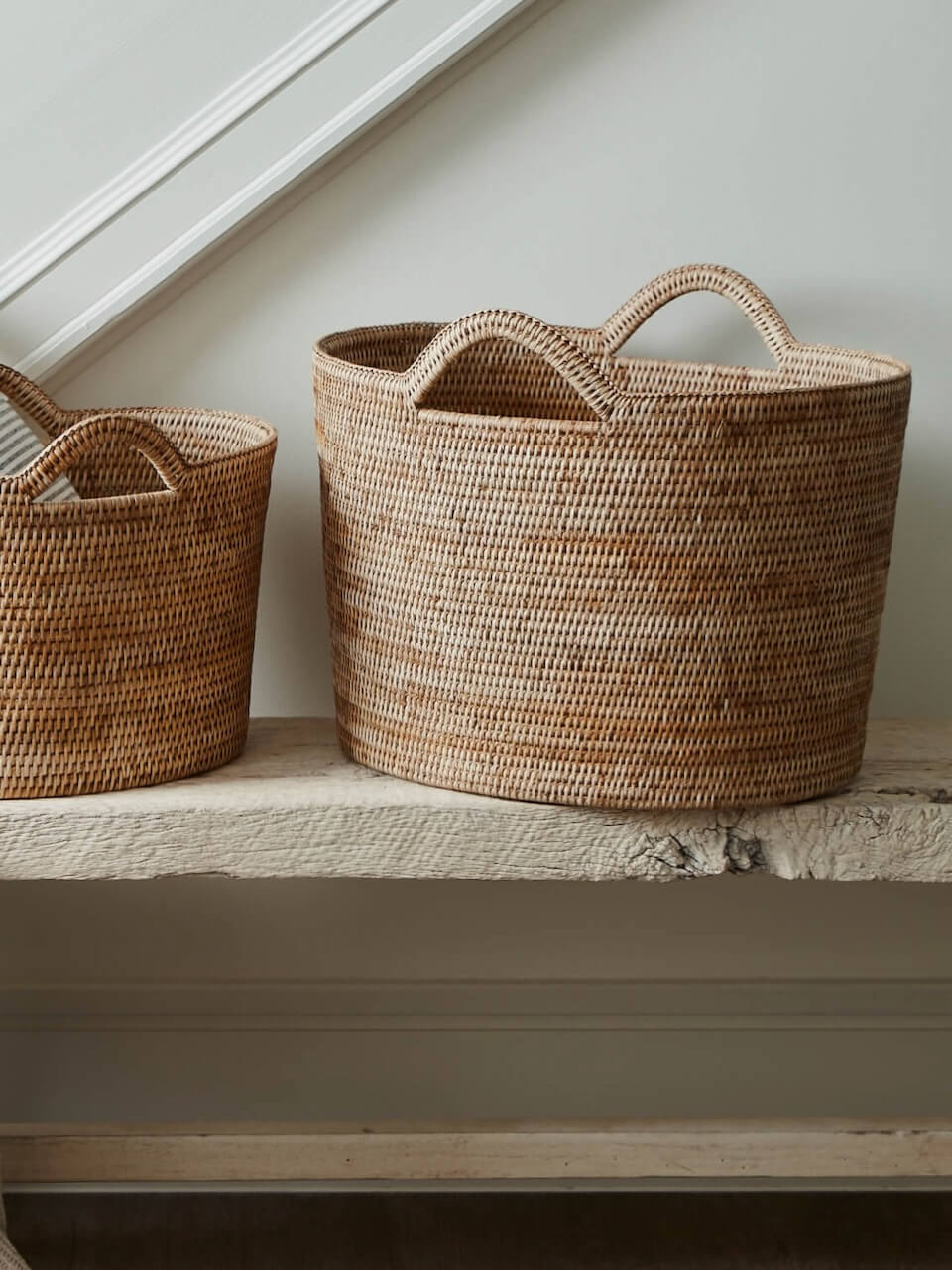 Nairn Rattan Bucket Basket - Natural