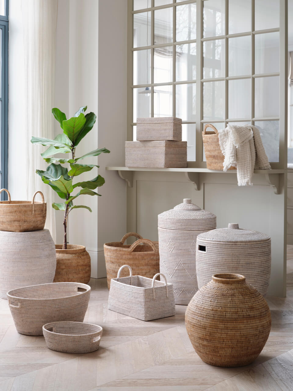 Lundie Natural Rattan Vase