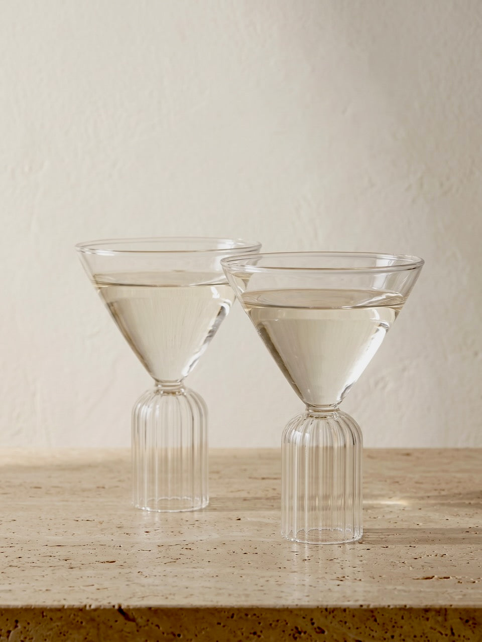 Set of 2 Cinco Martini Glasses