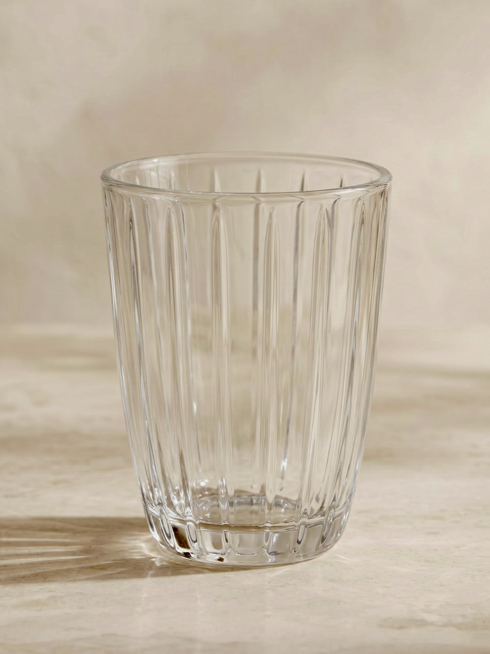 Set of 4 Groove Water Glass