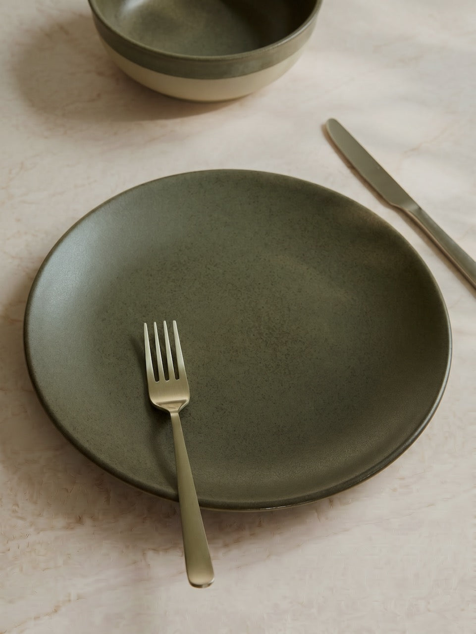 Arenito Olive Stoneware Tableware
