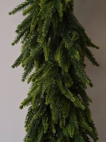Details of Faux Fir Garland 