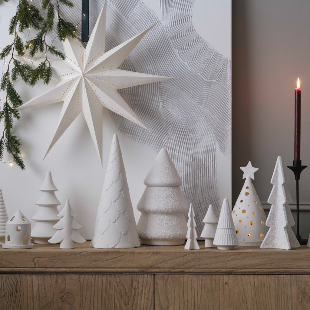 Decorative ceramic Christmas trees
