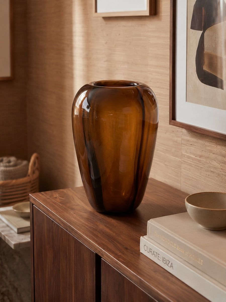 Flores Handblown Glass Vase