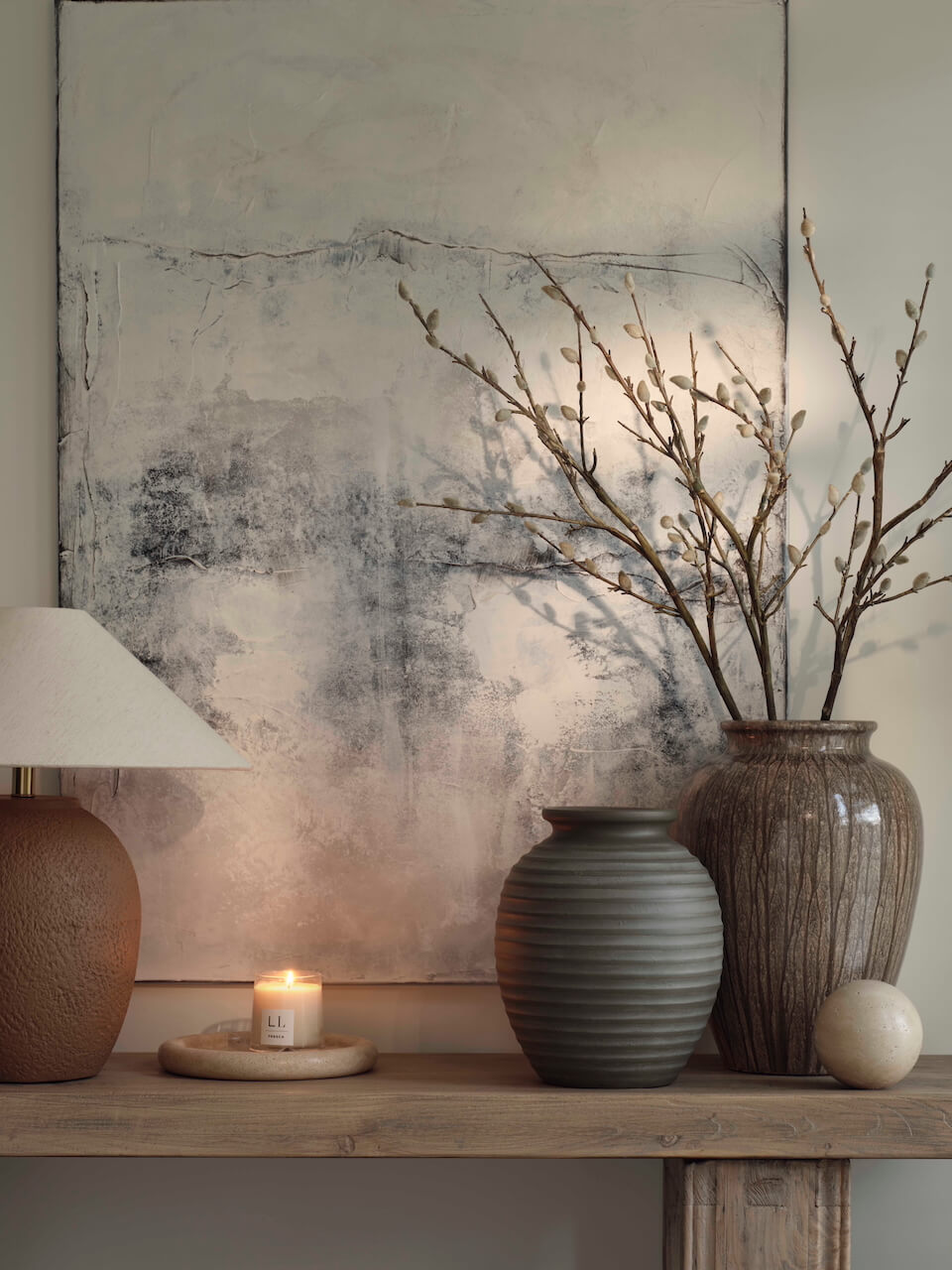 Almeida Beige Vase