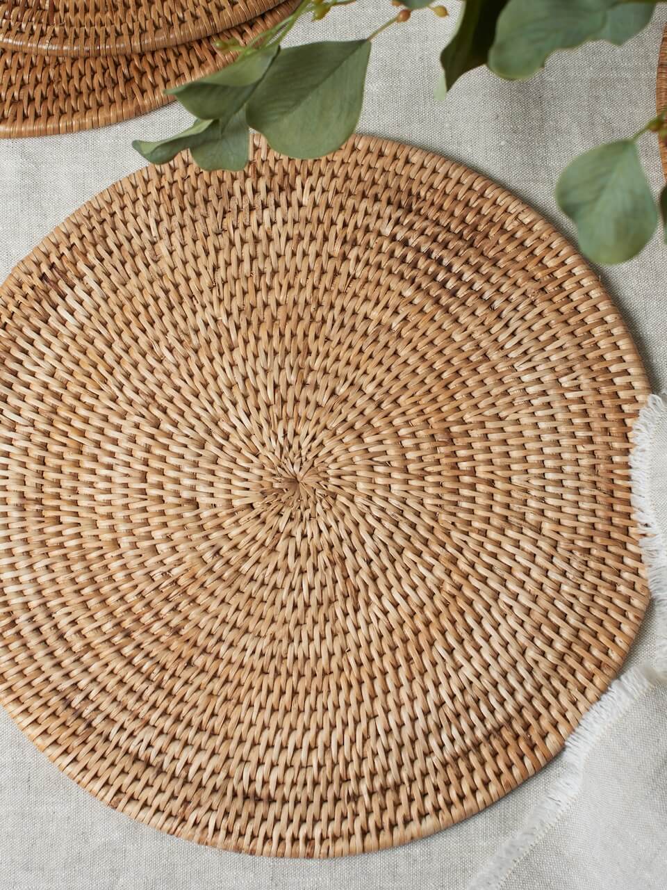 Iona Natural Rattan Placemats - Set of 4