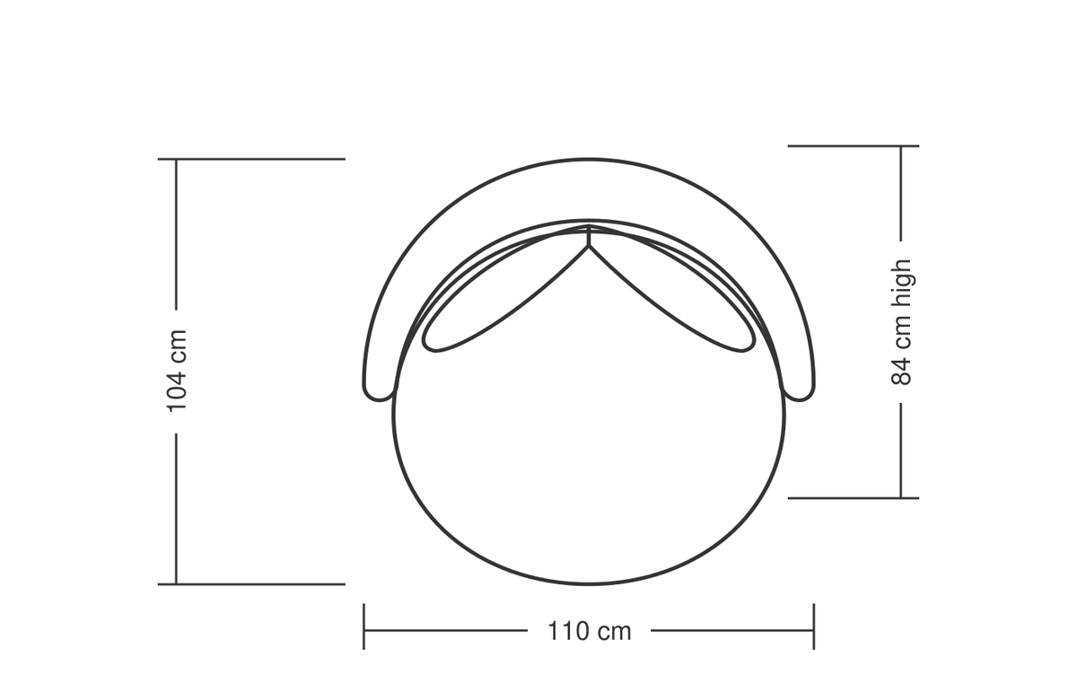 Rondo Arm Chair — Large Rondo 