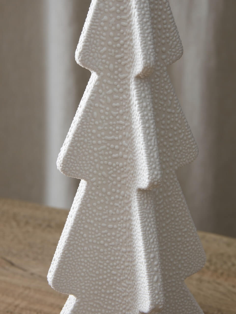 Textured Modern Ceramic Tree Ornament