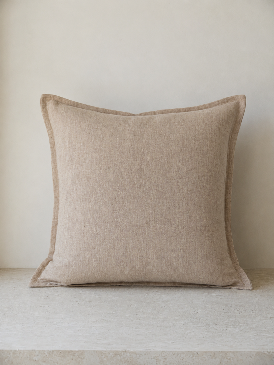 Caramel Cotton Linen Cushion Cover