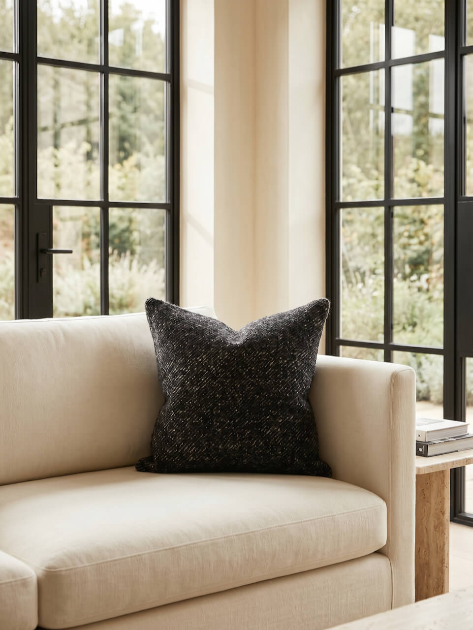 Slate Wool Cushion Cover 50x50